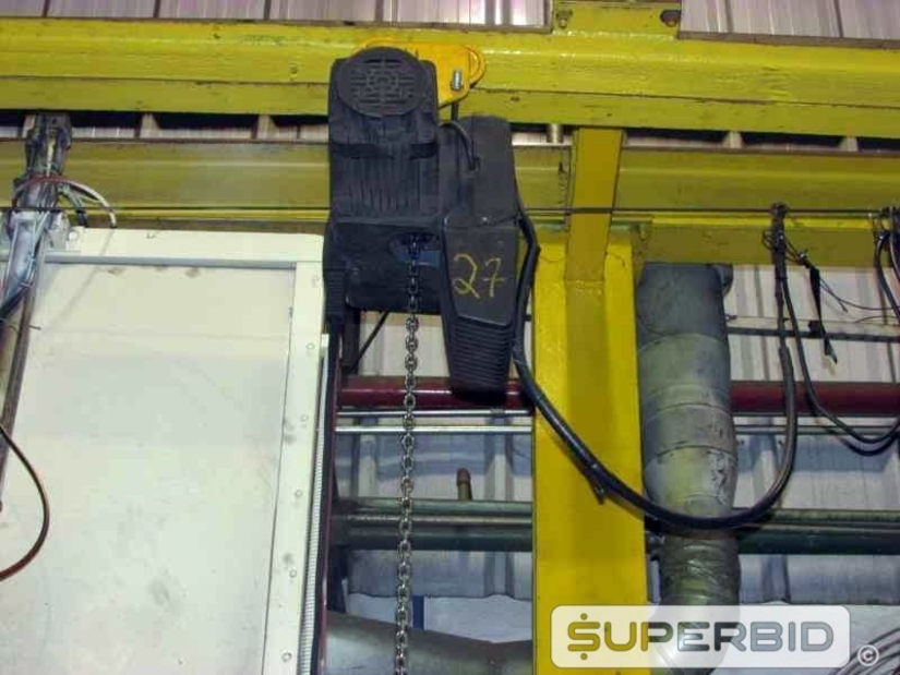 TALHAS ELÉTRICA DEMAG E CMC, CAP. 500 E 2000 KG (35 PÇ) (Ref.: Talhas Elétricas)