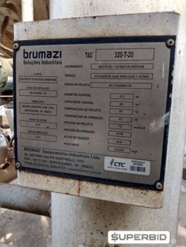 PLANTA DE DEMONSTRAÇÃO PARA PRODUÇÃO DE ETANOL 2G DE CANA-DE-AÇÚCAR BAGAÇO, ANO 2014, CAP. 03 MI DE L/ANO (Ref.: RAA/ RBA/ RCA/ RDA/ REA/ RFA)