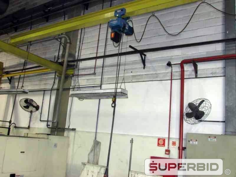 TALHAS ELÉTRICA DEMAG E CMC, CAP. 500 E 2000 KG (35 PÇ) (Ref.: Talhas Elétricas)