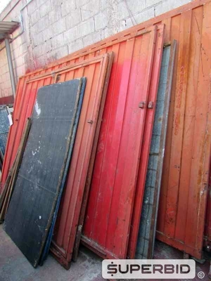 02 CONTAINERS DESMONTADOS EM AÇO PARA CANTEIRO DE OBRAS. (Ref.: JAC)