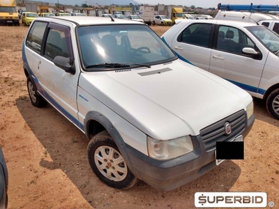 FIAT UNO MILLE WAY ECONOMY 1.0, 2010/2011, Placa FINAL 7 (SP),  (Ref.: TAK)