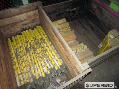 ARAMES, ELETRODOS, VARETAS E FLUXOS DE SOLDA (APROX.: 10.869,2 KG). (Ref.: WMGY_UM02)