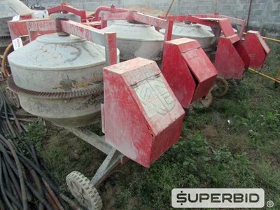 SUCATA DE 06 BETONEIRAS ELÉTRICAS CSM 400 LITROS. (Ref.: JEC)