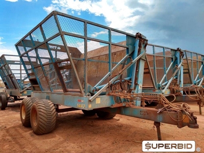 REBOQUE TRANSBORDO DE CANA PICADA TRACAN VTX 10.000, ANO: 2013, SÉRIE: VTX131289 (Ref.: 1442)