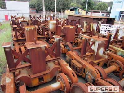 SUCATA DE TRUQUES FERROVIÁRIOS (20 PÇS). (Ref.: WMEQ_UM02)