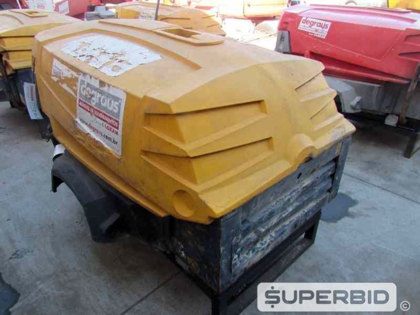 COMPRESSOR DE AR ATLAS COPCO XAS 37 HARD HAT 75PCM-7B, ANO: 2006. (Ref.: JBN)