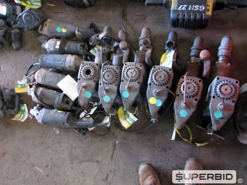 SUCATA DE ROMPEDORES, ESMERILHADEIRA, FURADEIRA, PISTOLA PINO E OUTROS (APROX.: 42 PÇS), (Ref.: PBV)