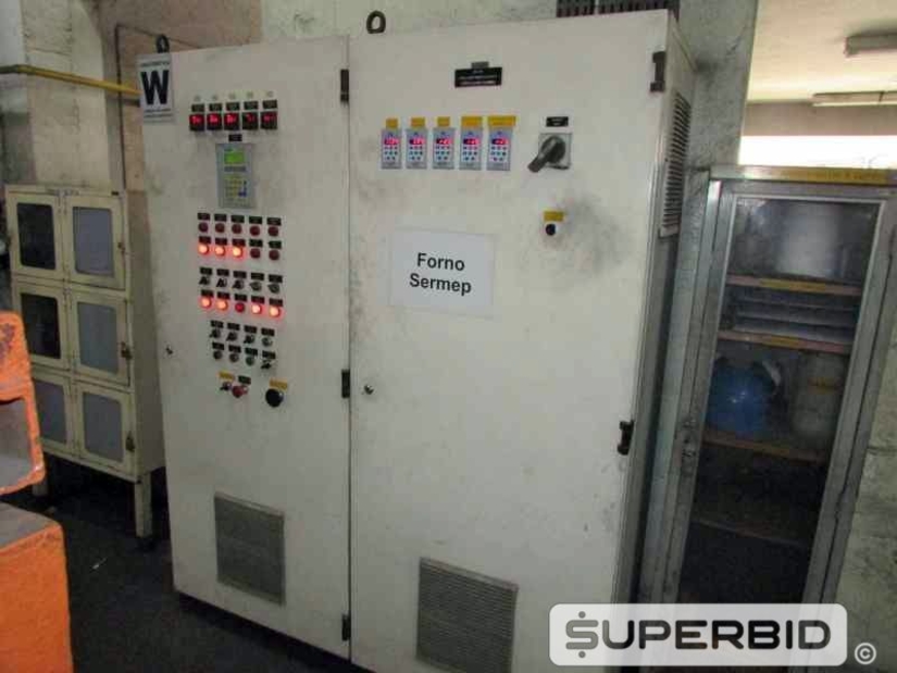 FORNO TRATAMENTO TÉRMICO SERMEP CONTINUO, ANO 2008, SÉRIE.: 0543/08, CAP. 1200 KG/H (Ref.: 12225)