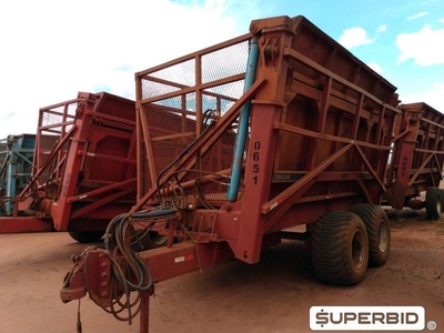 REBOQUE TRANSBORDO DE CANA PICADA TRACAN VTX 10.000, ANO: 2010, SÉRIE: VTX09312 (Ref.: 651)