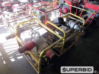 BOMBA CENTRIFUGA Á GASOLINA HONDA WB30X 3 POL. E BOMBA CENTRIFUGA Á GASOLINA WACKER NEUSON PT3A 3 POL., (05 PÇ.) (Ref.: JCD)