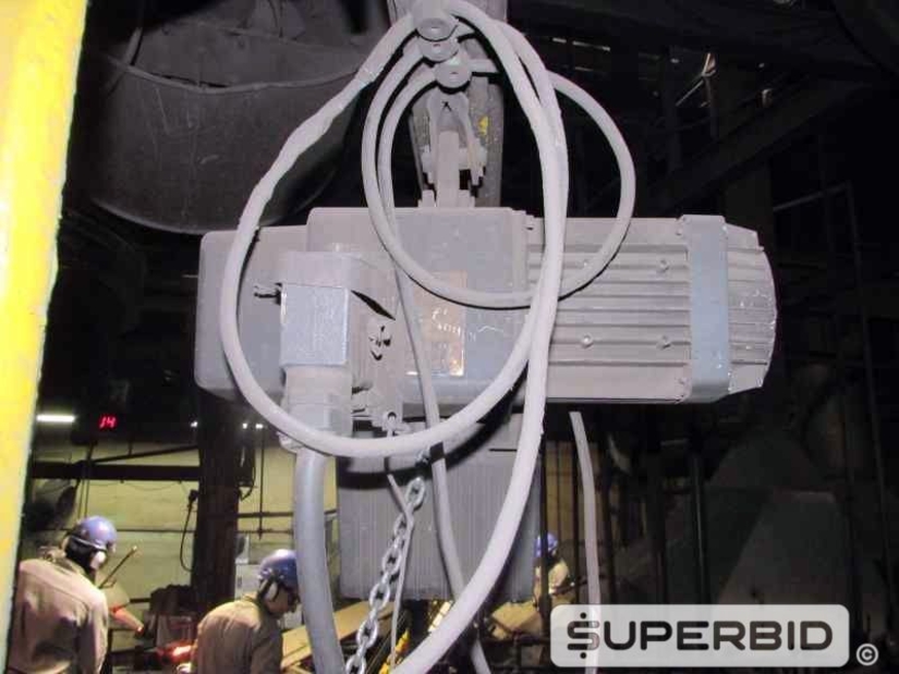 TALHAS ELÉTRICA DEMAG E CMC, CAP. 500 E 2000 KG (35 PÇ) (Ref.: Talhas Elétricas)