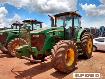 TRATOR DE PNEUS JOHN DEERE 7195J 4X4, ANO: 2013, SÉRIE: 1BM7195JPDH000632 (Ref: 1244)