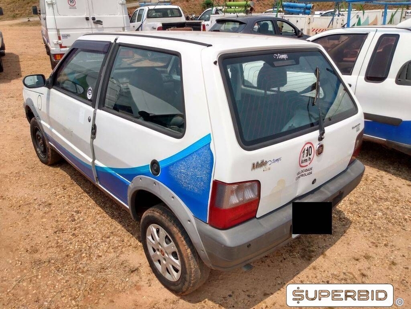 FIAT UNO MILLE WAY ECONOMY 1.0, 2010/2011, Placa FINAL 4 (SP), (Ref.: TAG)