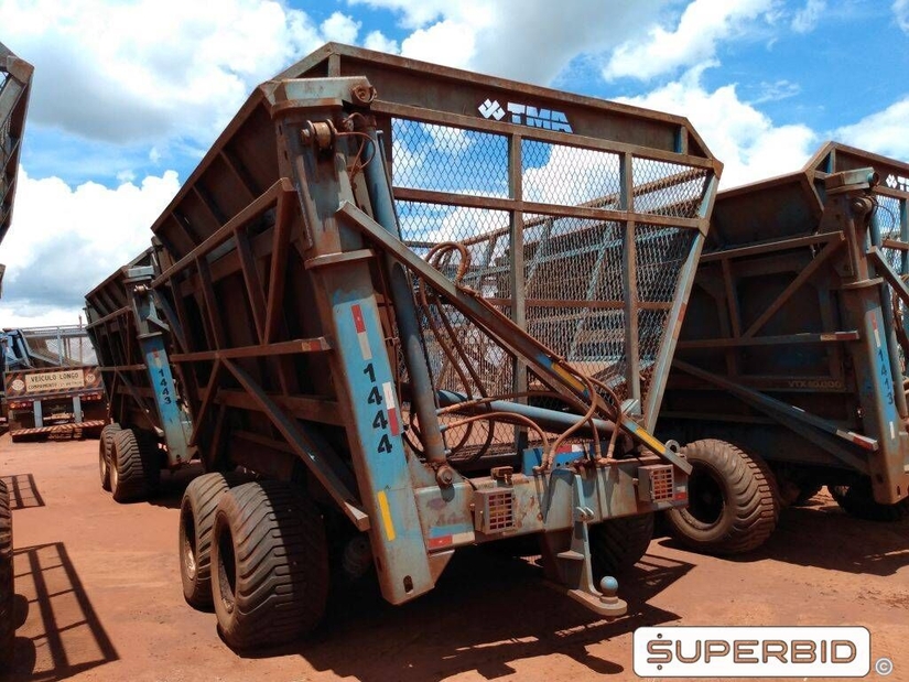 REBOQUE TRANSBORDO DE CANA PICADA TRACAN VTX 10.000, ANO: 2013, SÉRIE: VTX131291 (Ref.: 1444)