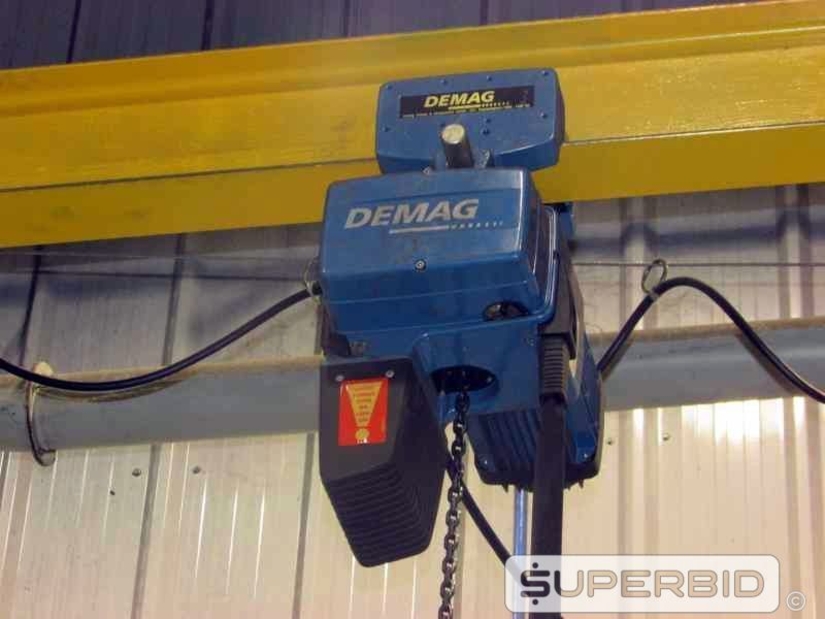 TALHAS ELÉTRICA DEMAG E CMC, CAP. 500 E 2000 KG (35 PÇ) (Ref.: Talhas Elétricas)