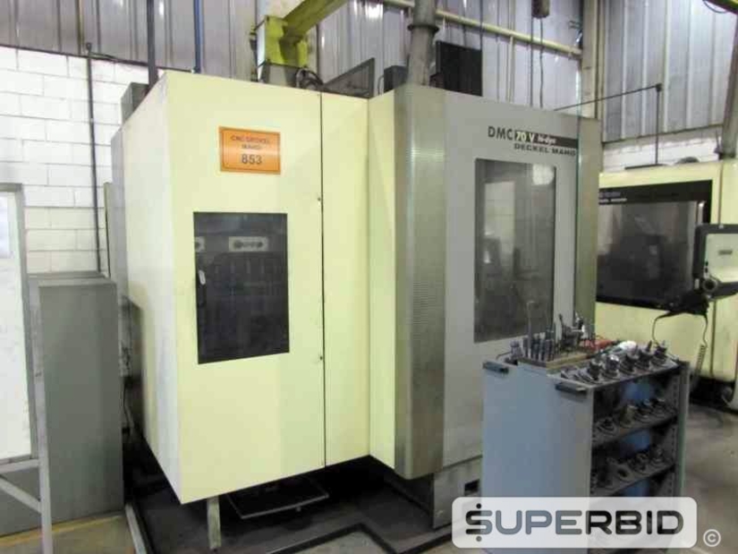 CENTRO DE USINAGEM DECKEL MAHO DMC 70V, ANO 2001 (Ref.: 853-12117)
