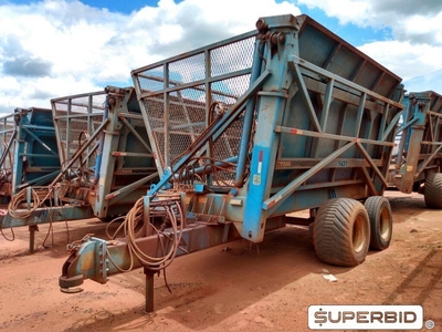 REBOQUE TRANSBORDO DE CANA PICADA TRACAN VTX 10.000, ANO: 2013, SÉRIE: VTX131278 (Ref.: 1431)