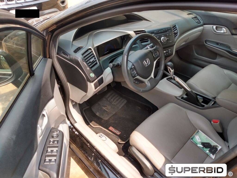 HONDA CIVIC LXR 2.0 (BATIDO), 2014/2015, Placa FINAL 0 (SP), (Ref.: TY)