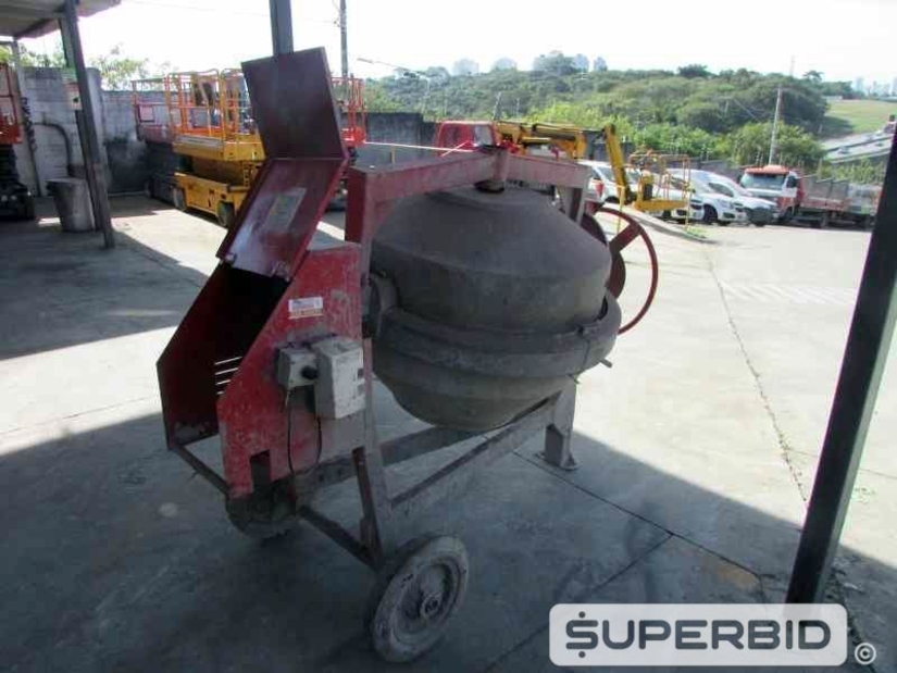 SUCATA DE 06 BETONEIRAS ELÉTRICAS CSM 400 LITROS. (Ref.: JEC)