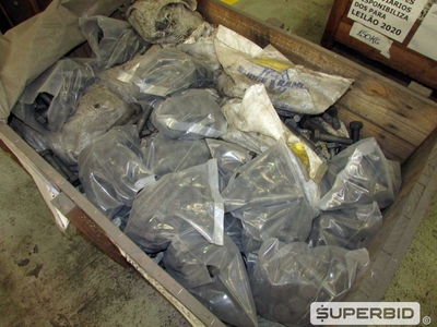 PEÇAS DE APLICAÇÃO EM VAGÕES FERROVIÁRIOS: PARAFUSOS SEXTAVADOS A-325 FOSF. UNC. 7/8"X4" (APROX.: 1.800 PÇS). (Ref.: V207_UM02)