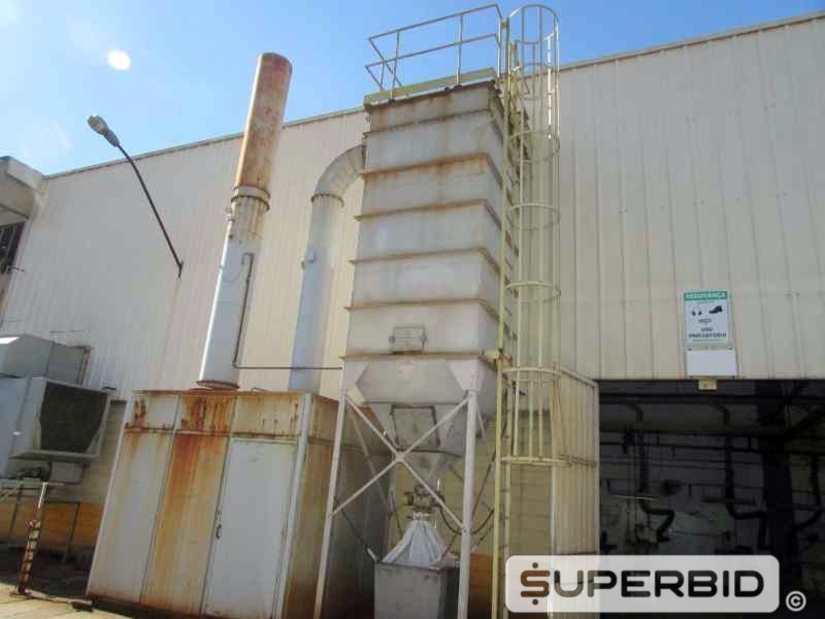 1 SISTEMA DE EXAUSTÃO HIDRONICS, CAP. 11,000 M³/H E 1 SISTEMA DE EXAUSTÃO AR AMBIENTAL JET CENTER, CAP. 3,500 M³/H (Ref.: Hidronics)