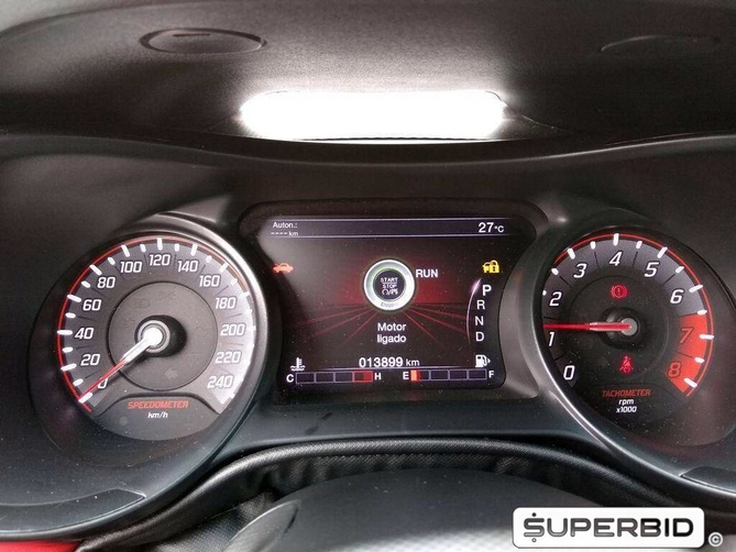 Fiat Argo Hgt 1.8, 2018/2019, Vermelho modena, 13.899 KM, Flex, Câmbio Automático, Roda de liga leve, Kit Tech + Kit Stile (Bancos em Couro), Câmera de ré, IPVA 2021 pago, Laudo cautelar aprovado.