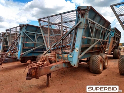 REBOQUE TRANSBORDO DE CANA PICADA TRACAN VTX 10.000, ANO: 2013, SÉRIE: VTX131289 (Ref.: 1442)