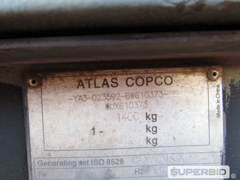 GRUPO GERADOR SILENCIADO DIESEL ATLAS COPCO QAX70 20,5/23 KVA (Ref.: FEW)