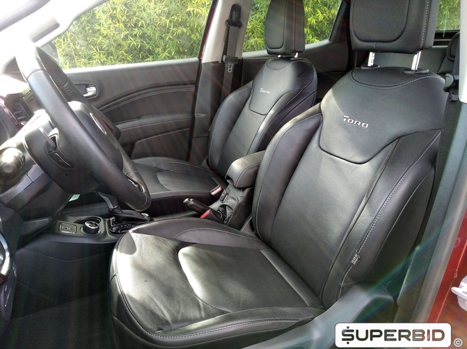 Fiat Toro Freedom 16V 2.0 4x4, 2019/2020, Vermelho Tribal Metálica, 13.049 KM, Diesel, Câmbio Automático, Kit Multimídia "7" completo, Sensor e Câmera de ré, Bancos em Couro, IPVA 2021 pago, Veículo com garantia de fábrica, Laudo cautelar aprovado.