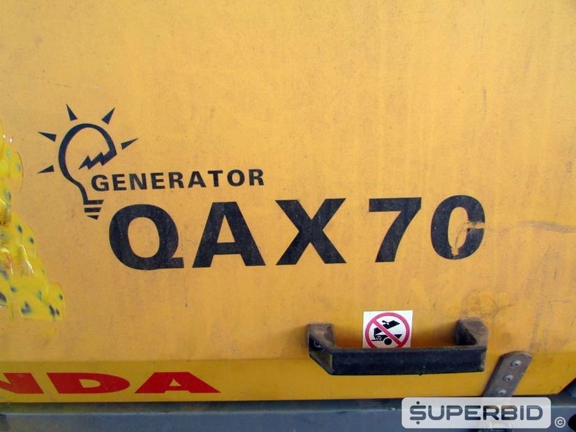 GRUPO GERADOR SILENCIADO DIESEL ATLAS COPCO QAX70 20,5/23 KVA (Ref.: FEW)