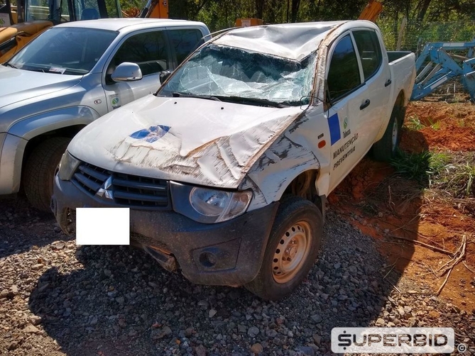 MITSUBISHI L200 TRITON GL 3.2 (BATIDO), 2017/2018, Placa FINAL 6 (MG), (Ref.: SAQ)