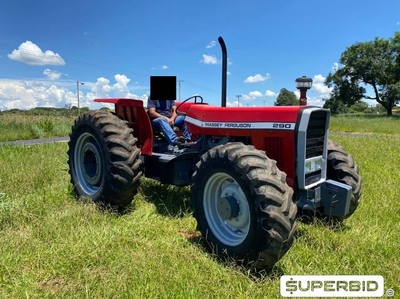 TRATOR AGRÍCOLA MASSEY FERGUSON 290, SÉRIE: LJ8719B295051S (Ref: 4)