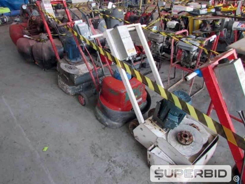 LIXADEIRAS DE PISO ELÉTRICA JAHU JT2D E LIXADEIRAS DE PISO ELÉTRICA JAHU JM2D, (06 PÇ.) (Ref.: JCO)