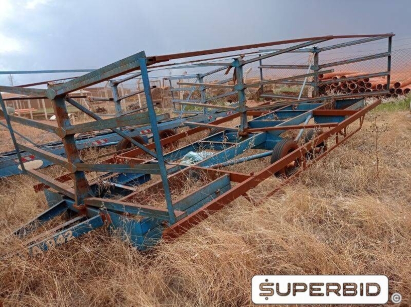 CARRETA TRANSPORTADORA DE TUBOS ESPINHA DE PEIXE HIDROSOLUTION, ANO: 2012 (Ref.: 942)