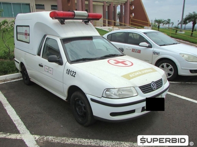 VOLKSWAGEN SAVEIRO AMBULANC 1.6, 2002/2003, Placa FINAL 4 (PR) ,  (Ref.: PBK/ 18122)