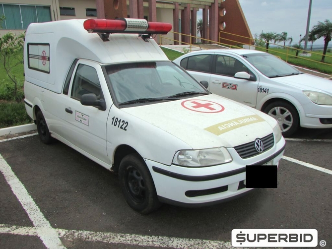 VOLKSWAGEN SAVEIRO AMBULANC 1.6, 2002/2003, Placa FINAL 4 (PR) , (Ref.: PBK/ 18122)