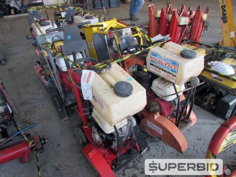 CORTADORAS DE PISO WACKER NEUSON E CORTADORAS DE PISO CLIPPER NORTON, (06 PÇ.) (Ref.: JCX)