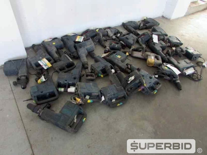 ROMPEDORES ELÉTRICO, MARTELETES PERFURADOR, MARTELO PERFURADOR E OUTROS, (30 PÇ.) (Ref.: JDL )