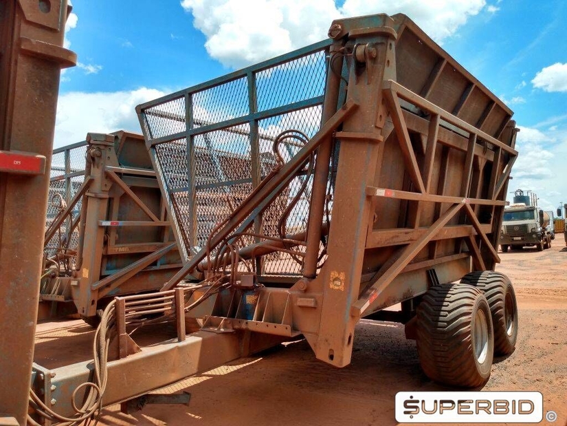 REBOQUE TRANSBORDO DE CANA PICADA TRACAN VTX 10.000, ANO: 2013, SÉRIE: VTX131280 (Ref.: 1433)