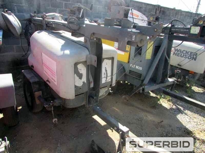 02 TORRES DE ILUMINAÇÃO Á DIESEL WACKER NEUSON LT4L, POT.: 4-6 KW. (Ref.: JEN)