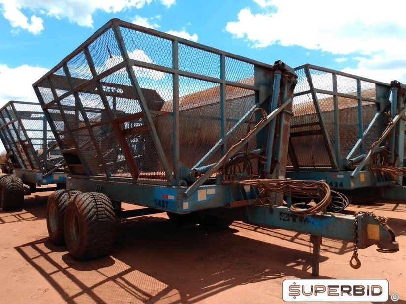 REBOQUE TRANSBORDO DE CANA PICADA TRACAN VTX 10.000, ANO: 2013, SÉRIE: VTX131284 (Ref.: 1437)