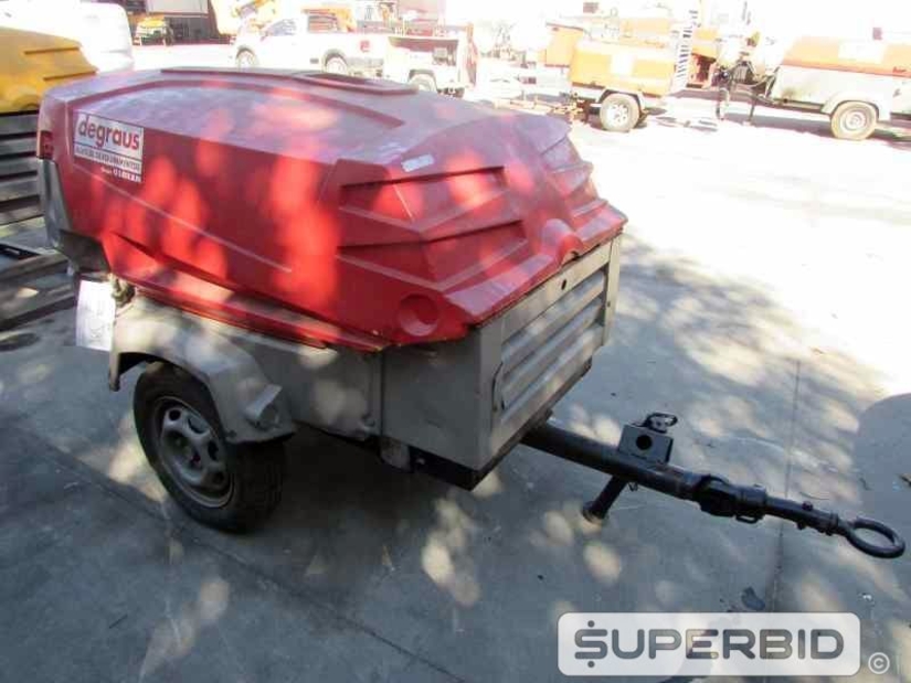 COMPRESSOR DE AR ATLAS COPCO XAS 47 HARD HAT 90-100PCM-7B, ANO: 2008. (Ref.: JBT)