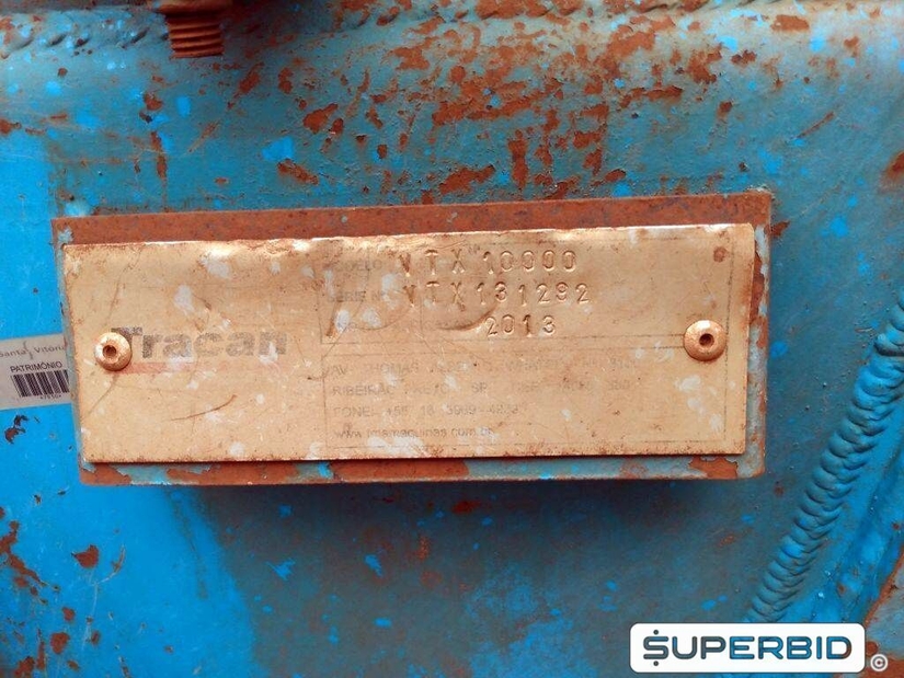 REBOQUE TRANSBORDO DE CANA PICADA TRACAN VTX 10.000, ANO: 2013, SÉRIE: VTX131292 (Ref.: 1445)