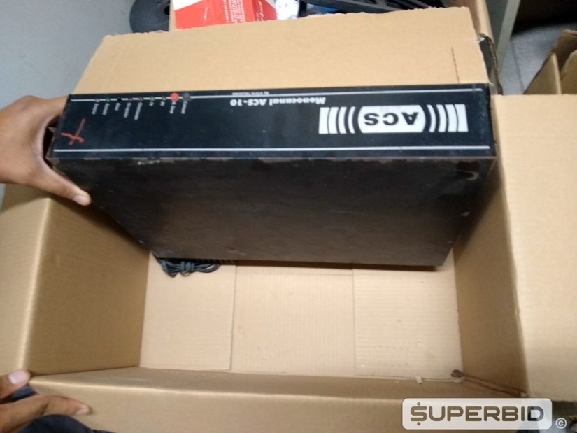 RÁDIOS REPETIDORAS VERTEX E MOTOROLA, RÁDIOS MONOCANAIS E IMPRESSORA TÉRMICA DE ANILHA. (Ref.: SCF)