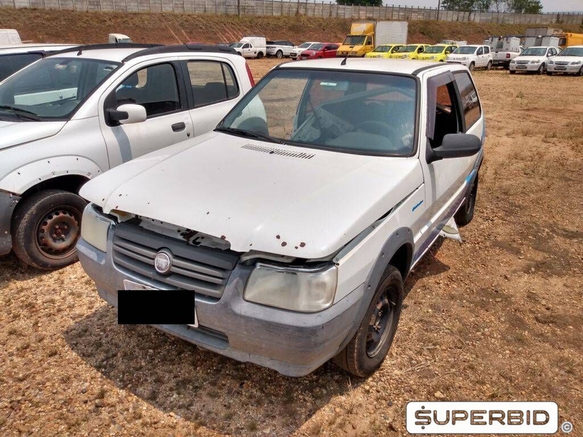 FIAT UNO MILLE WAY ECONOMY 1.0, 2010/2011, Placa FINAL 2 (SP), (Ref.: TAE)