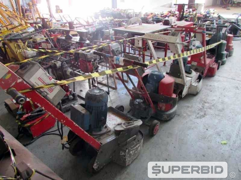 LIXADEIRAS DE PISO ELÉTRICA JAHU JT2D E LIXADEIRAS DE PISO ELÉTRICA JAHU JM2D, (06 PÇ.) (Ref.: JCO)