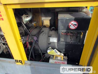 GRUPO GERADOR Á DIESEL ATLAS COPCO QAX45 50 KVA. (Ref.: JDS)