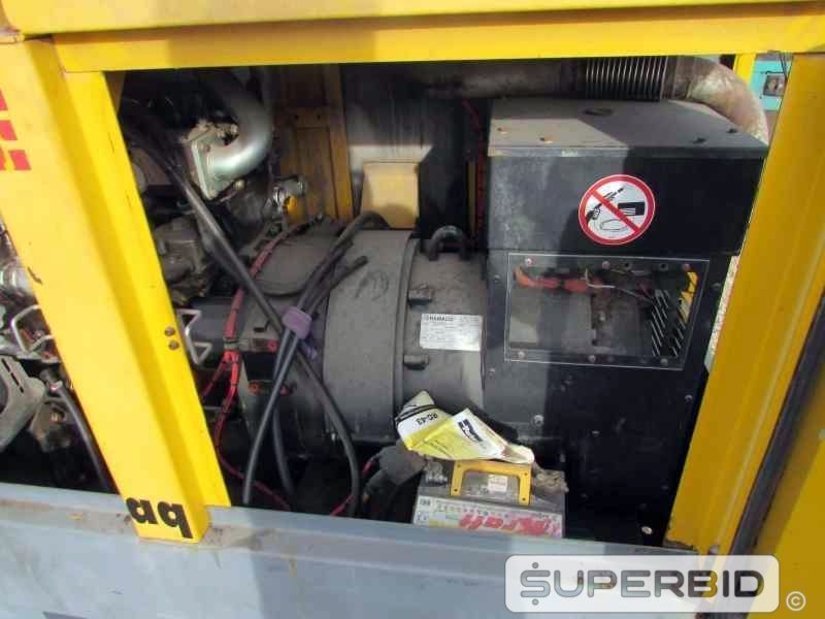 GRUPO GERADOR Á DIESEL ATLAS COPCO QAX45 50 KVA. (Ref.: JDS)