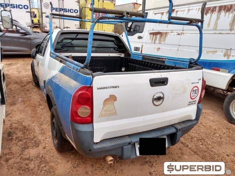 CHEVROLET MONTANA CONQUEST 1.4 (BATIDO), 2009/2009, Placa FINAL 7 (SP), (Ref.: TP)