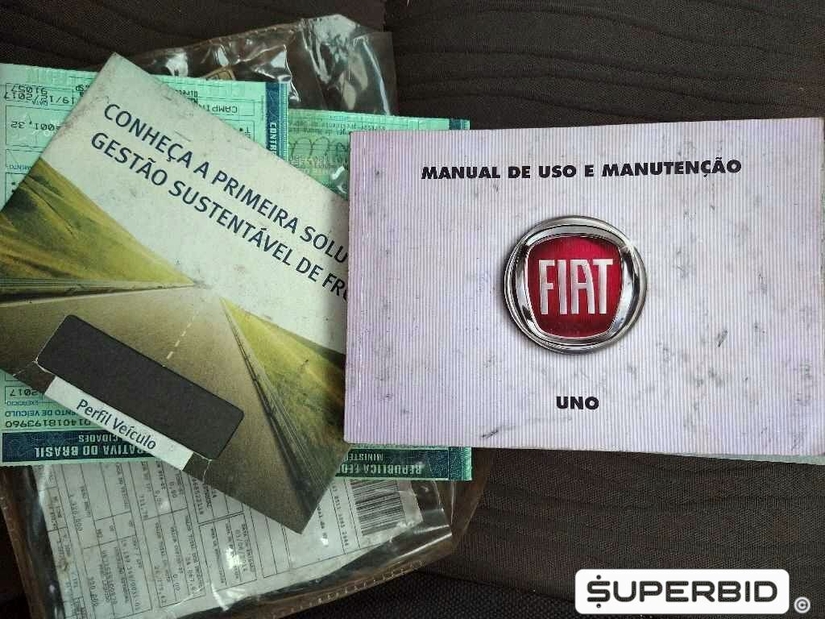 FIAT UNO WAY 1.0, 2014/2014, Placa FINAL 0 (SP),